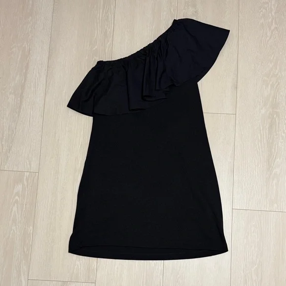 3/$10 a new day Black One Shoulder Dress - Picture 2 of 6
